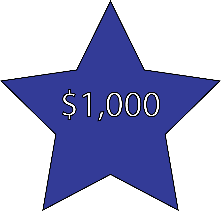 $1,000 Donation